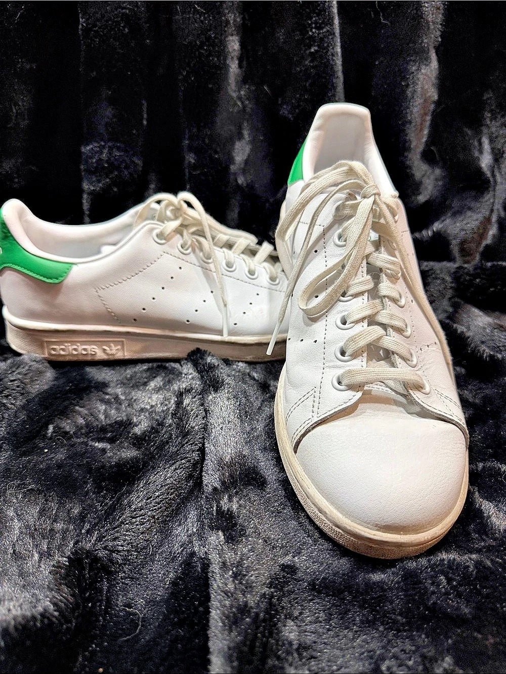 adidas Stan Smith White & Green US 6.5 Good